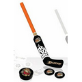 Mini Goalie Stick & 2 Pucks